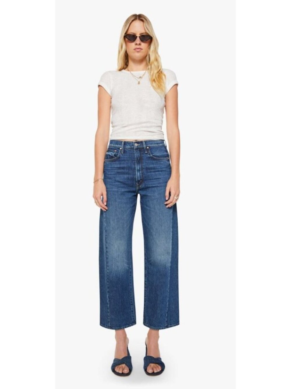 NWT MOTHER The Half Pipe Ankle Did You Bring Me Anything? Size 28 - Picture 2 of 5